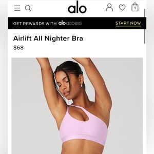 Like New - Alo Airlift All Nighter Bra 💖